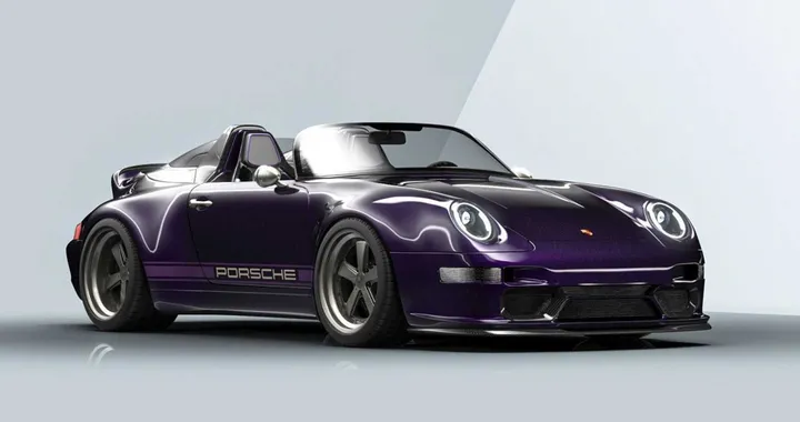 Da Gunther Werks arriva la Porsche 911 Speedster dipinta di Metallic Purple