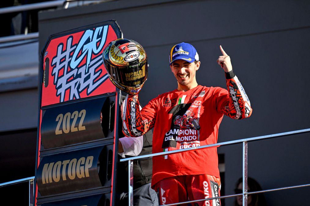 MotoGP, Francesco Bagnaia campione del mondo con la Ducati - HDmotori.it