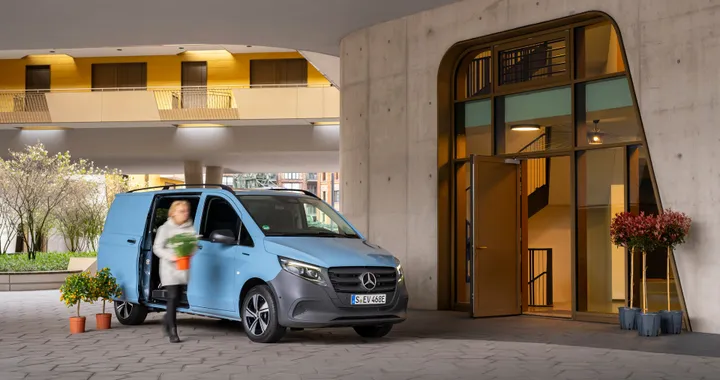 Mercedes eVito: più autonomia con la nuova batteria da 90 kWh