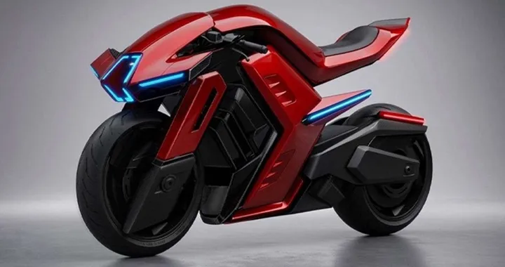 Questa moto ha 366 CV e la trazione integrale, ma il vero segreto è nella ruota anteriore