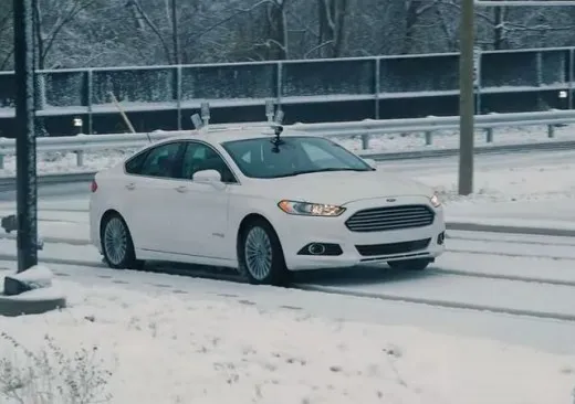 Ford e la guida autonoma sulla neve