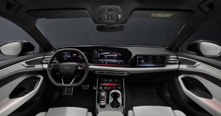 Nuova Audi A6: interni e bagagliaio della sesta generazione