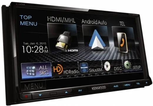 Kenwood presenta un lettore multimediale compatibile con Apple CarPlay e Android Auto