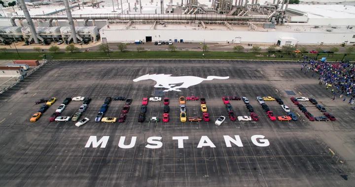 Ford Mustang: prodotti 10 milioni di esemplari dell'iconica muscle car