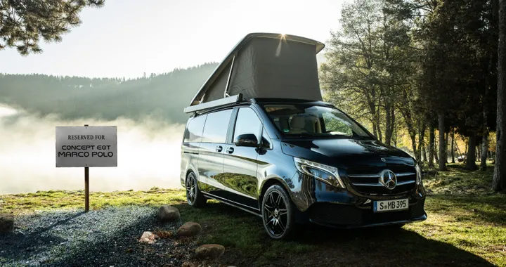 Mercedes EQT Marco Polo, a dicembre il concept di un piccolo camper elettrico