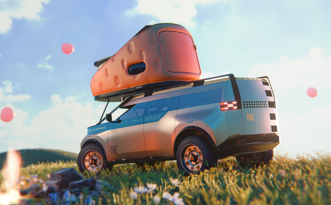 FIAT Concept Dolce Camper, una Grande Panda in formato famiglia pronta per il campeggio