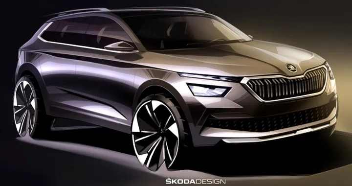 Skoda Kamiq, nuovi bozzetti del SUV compatto | TEASER