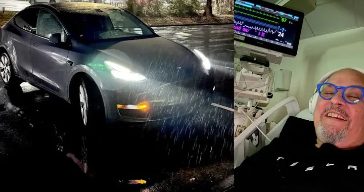 Ha un infarto, una Tesla Model Y guida da sola fino all'ospedale e gli salva la vita