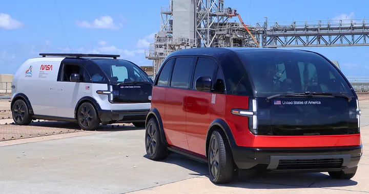 Canoo mostra le prime immagini del minivan elettrico per la NASA
