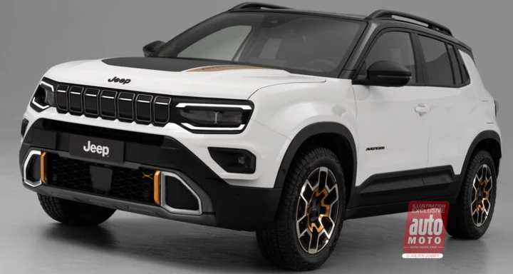 Jeep Avenger, si lavora al restyling: un render prova ad immaginarsi il nuovo look