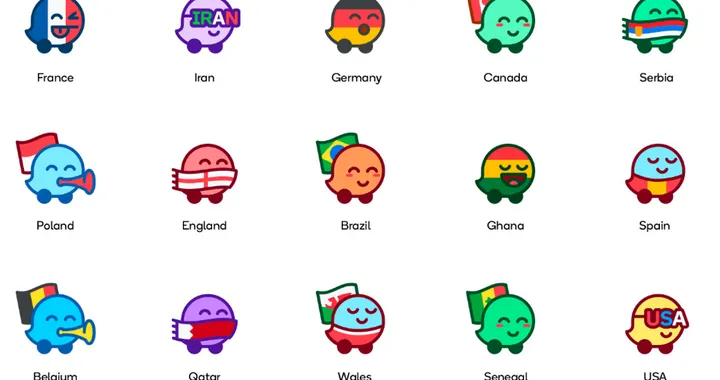 Waze celebra i mondiali in Qatar: avatar personalizzati con i colori delle squadre