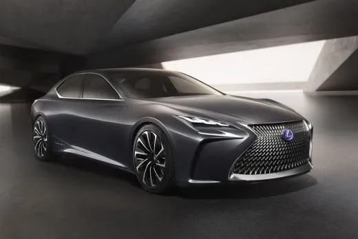 Lexus LF-FC: l'ammiraglia Fuel Cell svelata in foto e video