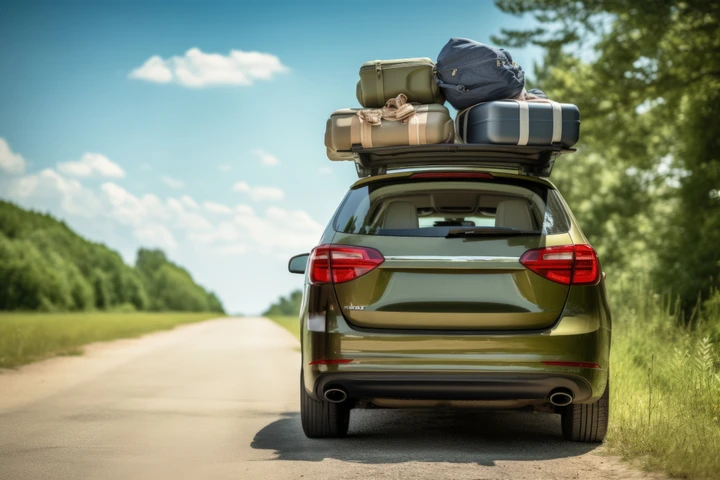 In vacanza con l'auto, bagagli sul tetto: cosa dice il codice della strada?