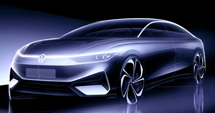 Volkswagen ID. AERO, teaser della nuova berlina elettrica. Presentazione il 27 giugno