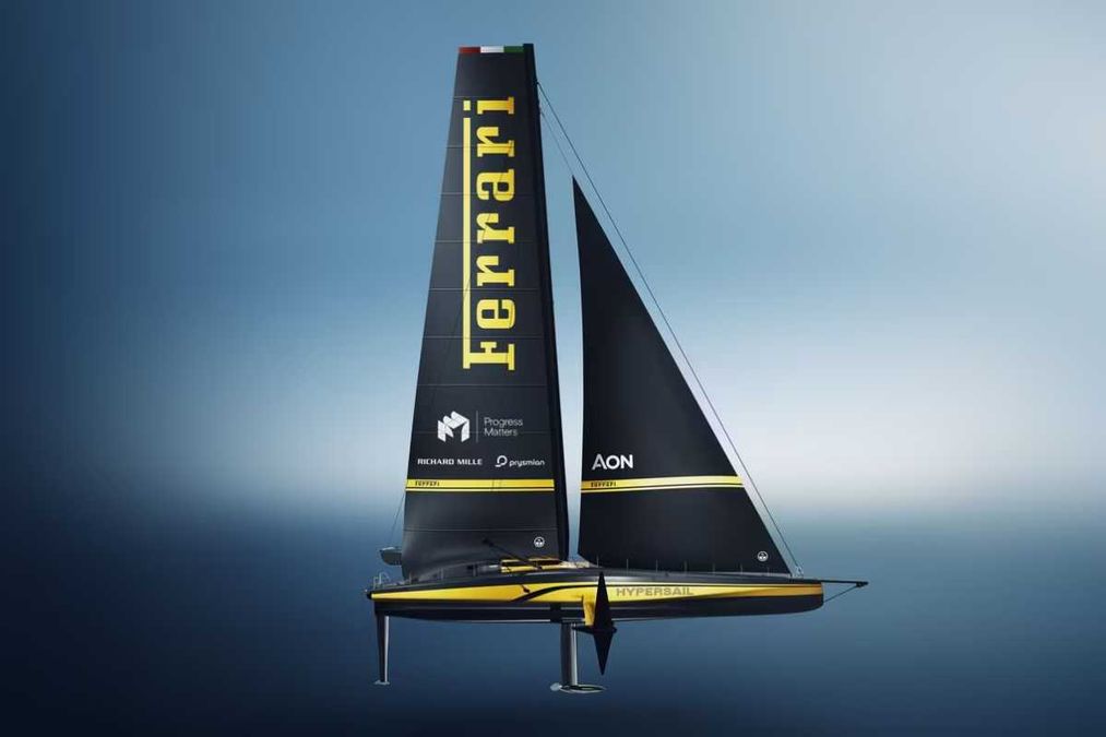 Anteprima: Ferrari lancia Hypersail, il suo primo monoscafo ad alta velocità