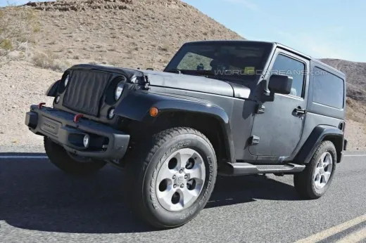 Jeep Wrangler: avvistato il muletto del prossimo modello