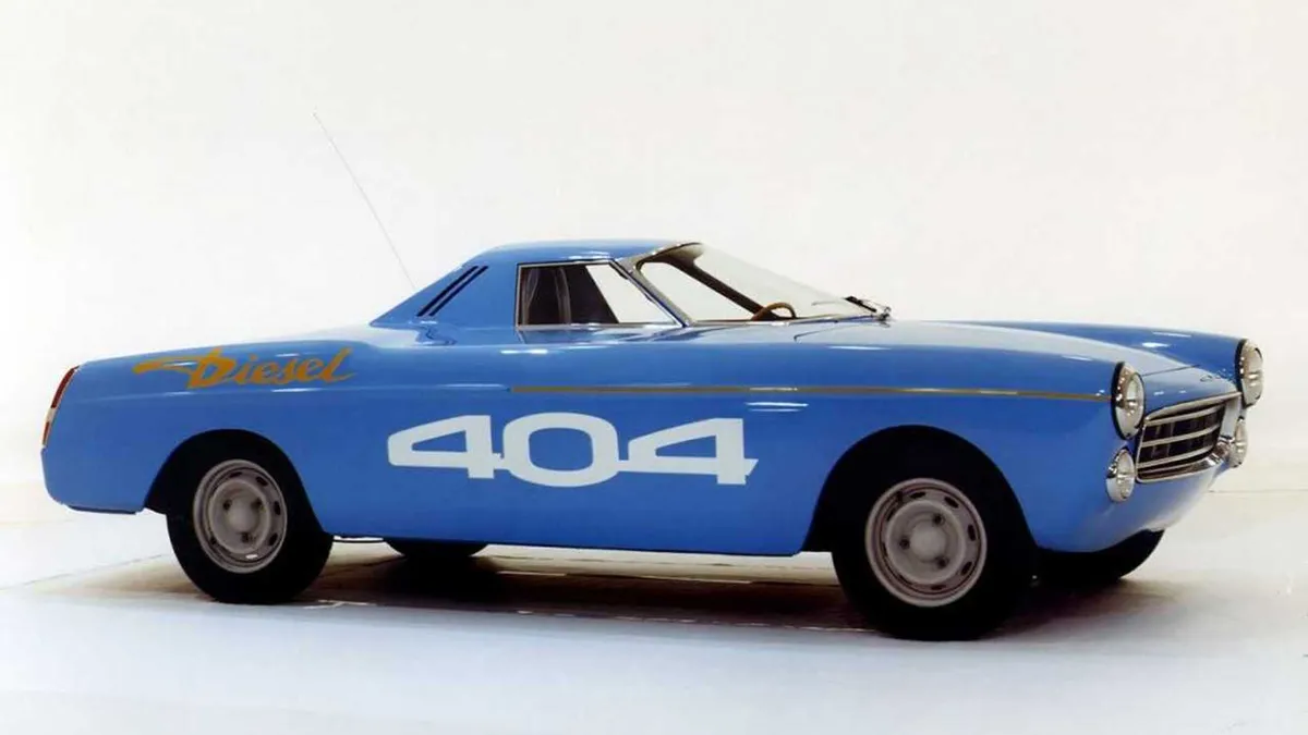 Il successo dei motori diesel passò anche per la Peugeot 404