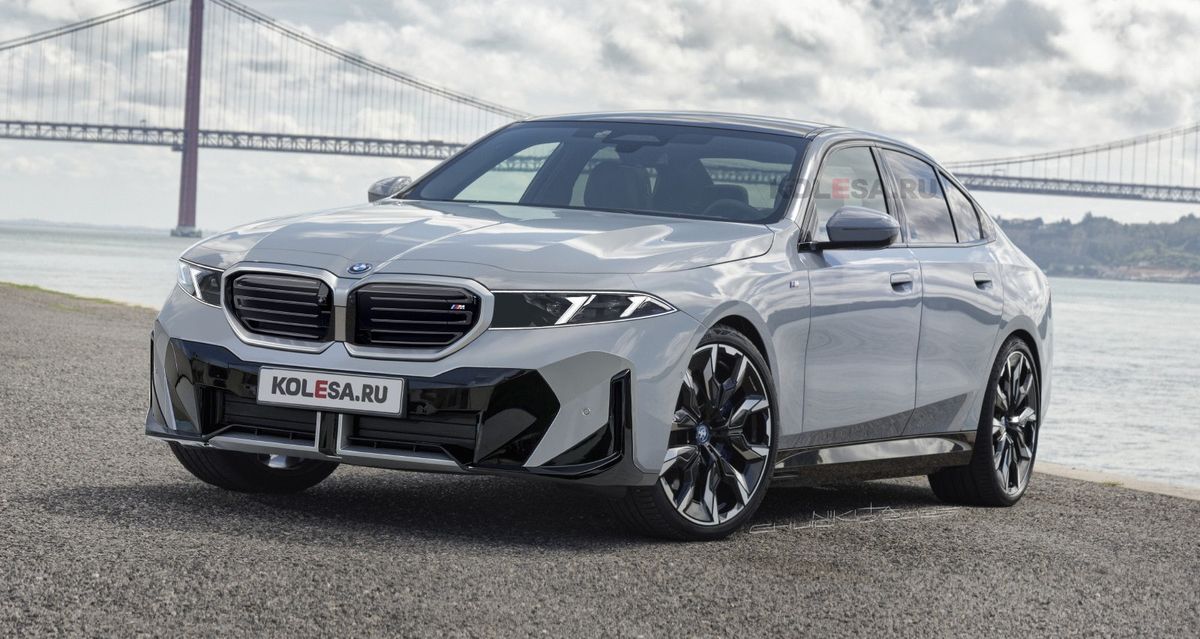La BMW Serie 5 si prepara al restyling: un render si immagina così la nuova berlina